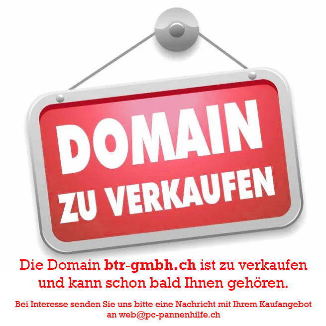 Domain btr-gmbh.ch zu verkaufen
